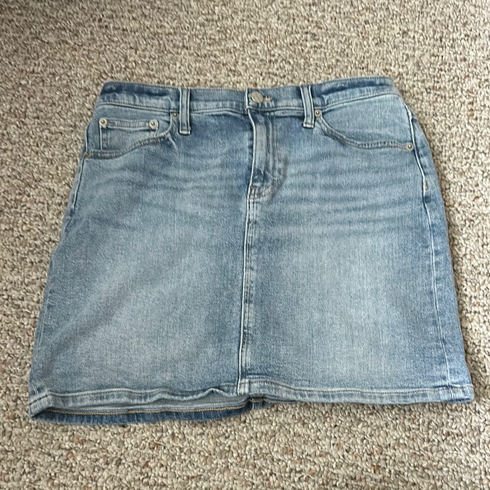Jcrew denim skirt